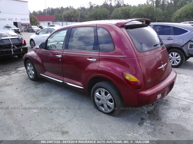 3C8FY68B14T210299 - 2004 CHRYSLER PT CRUISER LIMITED RED photo 3