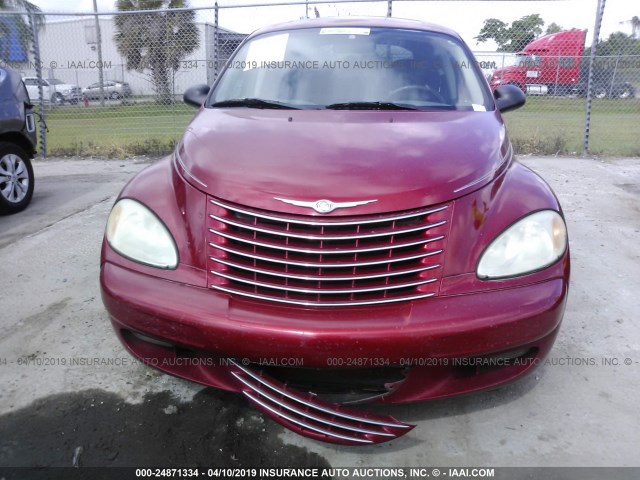 3C8FY68B14T210299 - 2004 CHRYSLER PT CRUISER LIMITED RED photo 6