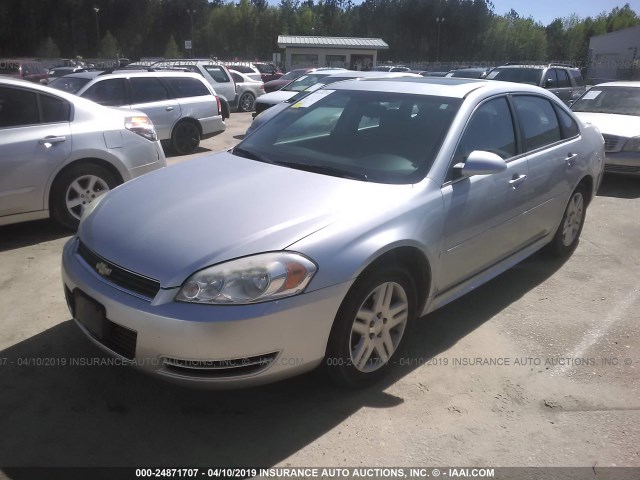 2G1WB5E32E1127390 - 2014 CHEVROLET IMPALA LIMITED LT SILVER photo 2