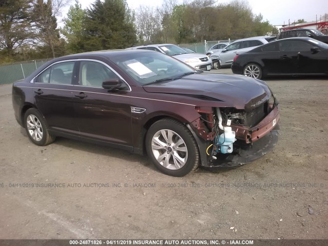 1FAHP2EW5CG126489 - 2012 FORD TAURUS SEL BURGUNDY photo 1