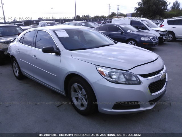 1G11B5SA3GF100448 - 2016 CHEVROLET MALIBU LIMITED LS SILVER photo 1