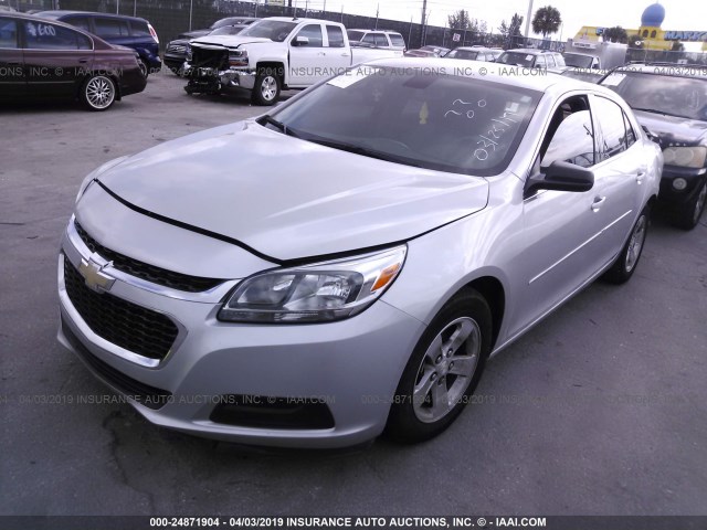 1G11B5SA3GF100448 - 2016 CHEVROLET MALIBU LIMITED LS SILVER photo 2