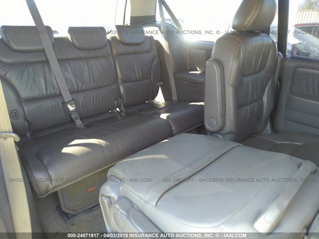 5FNRL38655B080770 - 2005 HONDA ODYSSEY EXL GRAY photo 8