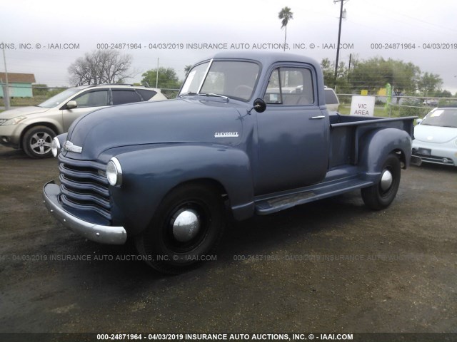 21JRG6786 - 1951 CHEVROLET 'S'TRUCK  BLUE photo 2