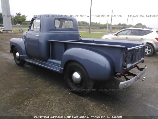 21JRG6786 - 1951 CHEVROLET 'S'TRUCK  BLUE photo 3