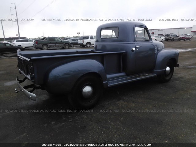 21JRG6786 - 1951 CHEVROLET 'S'TRUCK  BLUE photo 4