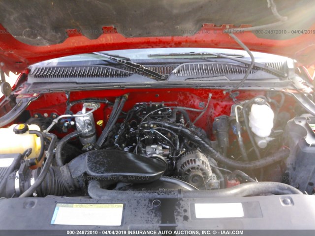 1GCHC29UX1E104737 - 2001 CHEVROLET SILVERADO C2500 HEAVY DUTY RED photo 10