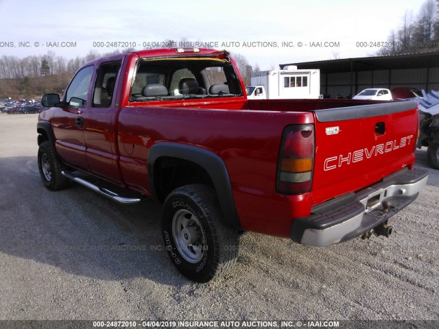 1GCHC29UX1E104737 - 2001 CHEVROLET SILVERADO C2500 HEAVY DUTY RED photo 3