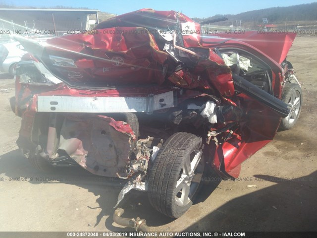 4T1BF1FK3EU868138 - 2014 TOYOTA CAMRY L/SE/LE/XLE 红色 照片 4