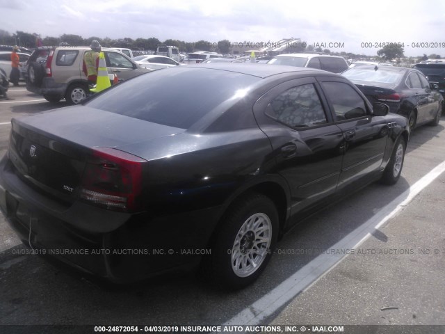 2B3KA43GX6H132579 - 2006 DODGE CHARGER SE/SXT BLACK photo 4