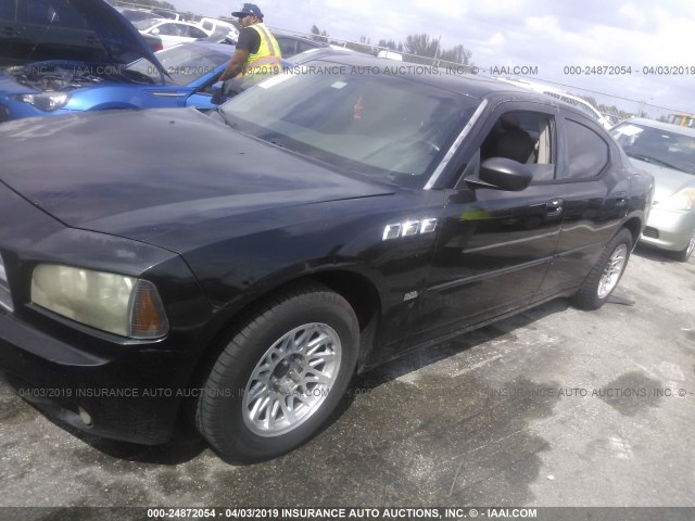 2B3KA43GX6H132579 - 2006 DODGE CHARGER SE/SXT BLACK photo 6