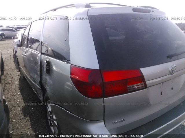 5TDZA22C24S044396 - 2004 TOYOTA SIENNA XLE/XLE LIMITED GRAY photo 3