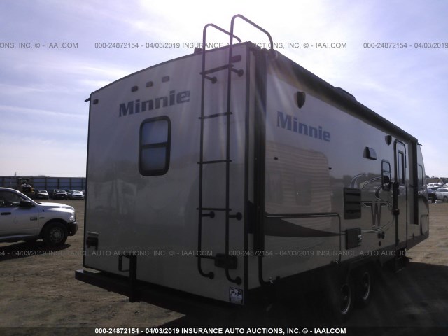 54CTM1P21J3037038 - 2018 WINNEBAGO MINNE  WHITE photo 3