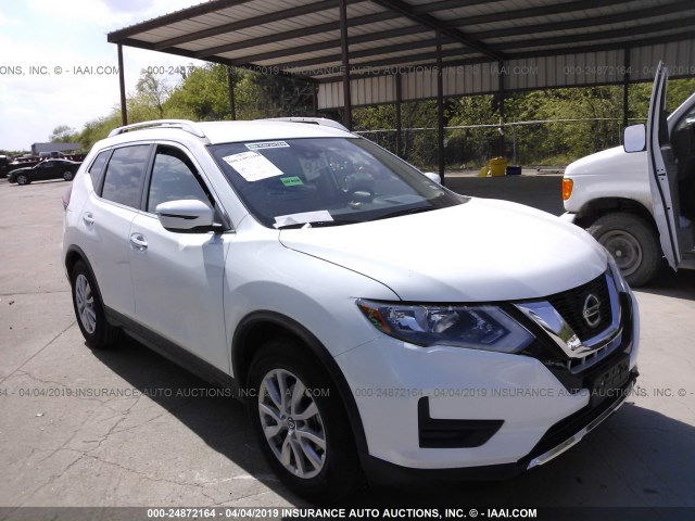 KNMAT2MT0KP518986 - 2019 NISSAN ROGUE S/SV WHITE photo 1