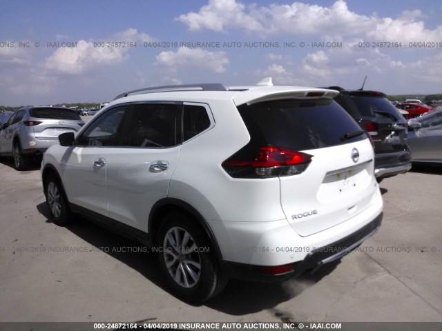 KNMAT2MT0KP518986 - 2019 NISSAN ROGUE S/SV WHITE photo 3