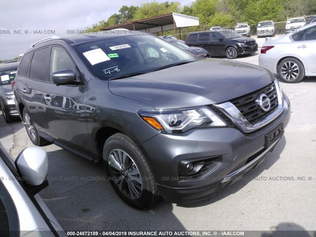 5N1DR2MN6KC617702 - 2019 NISSAN PATHFINDER GRAY photo 1
