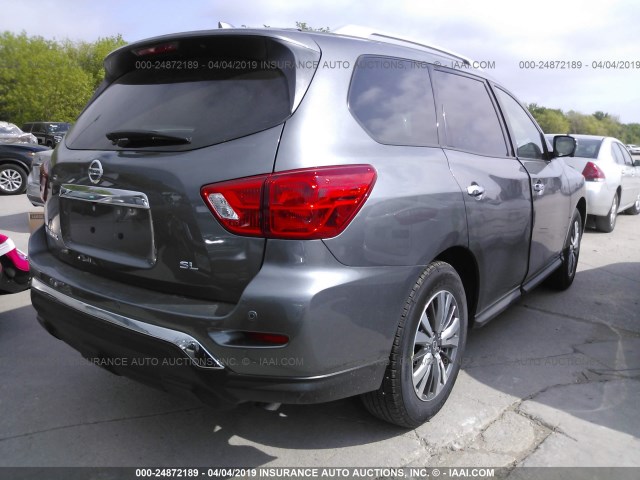 5N1DR2MN6KC617702 - 2019 NISSAN PATHFINDER GRAY photo 4