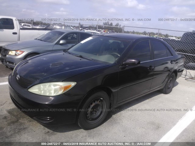 JTDBE32K320008350 - 2002 TOYOTA CAMRY LE/XLE/SE BROWN photo 2