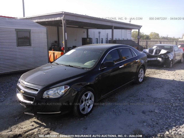 1G1ZH57B894100771 - 2009 CHEVROLET MALIBU 1LT 黑色 照片 2