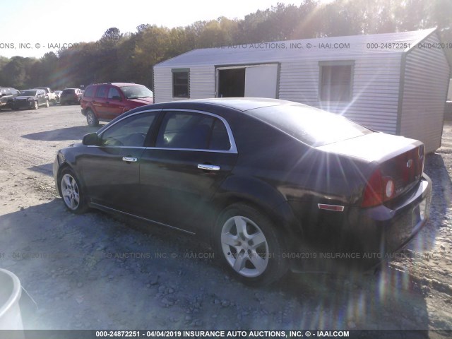 1G1ZH57B894100771 - 2009 CHEVROLET MALIBU 1LT 黑色 照片 3