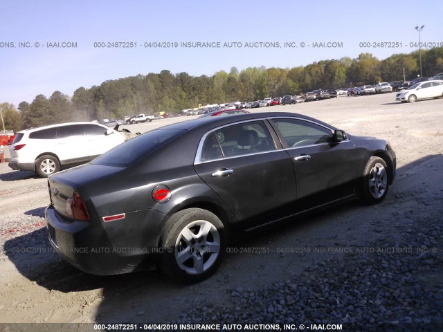 1G1ZH57B894100771 - 2009 CHEVROLET MALIBU 1LT 黑色 照片 4