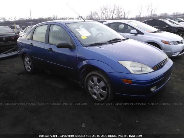 1FAFP38382W162731 - 2002 FORD FOCUS ZTS BLUE photo 1