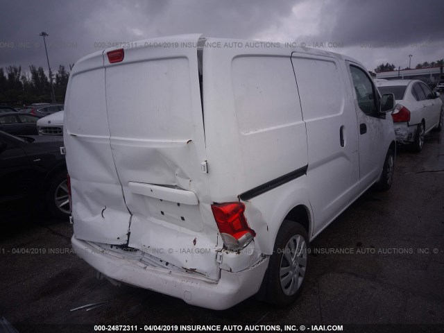 3N6CM0KNXFK720639 - 2015 NISSAN NV200 WHITE photo 4