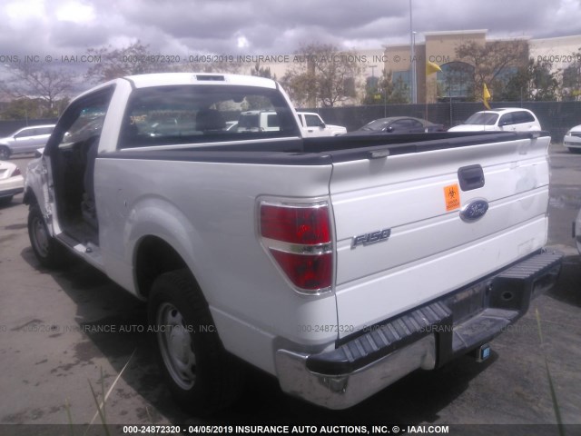 1FTEX1CM0EFA19027 - 2014 FORD F150 SUPER CAB WHITE photo 3