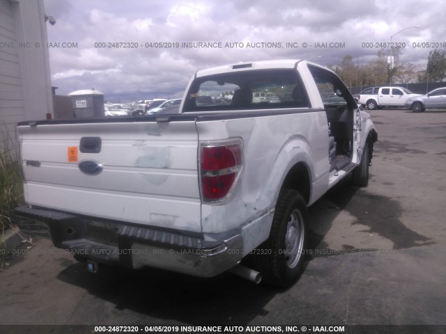 1FTEX1CM0EFA19027 - 2014 FORD F150 SUPER CAB WHITE photo 4