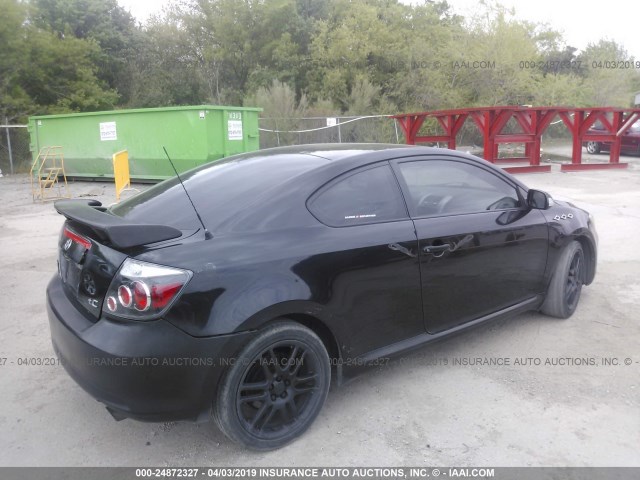 JTKDE167980237930 - 2008 TOYOTA SCION TC BLACK photo 4