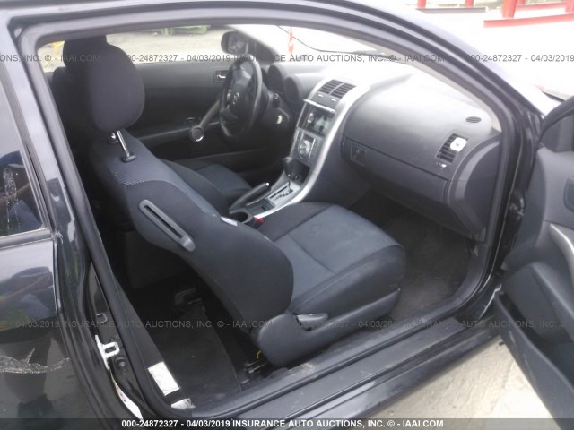 JTKDE167980237930 - 2008 TOYOTA SCION TC BLACK photo 5