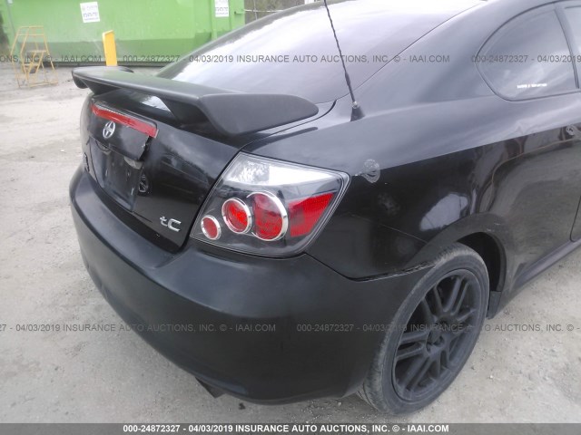 JTKDE167980237930 - 2008 TOYOTA SCION TC BLACK photo 6
