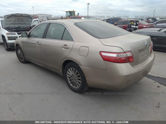 4T1BE46K17U707570 - 2007 TOYOTA CAMRY NEW GENERAT CE/LE/XLE/SE BEIGE photo 3