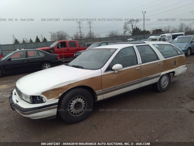 1G4BR8376NW404426 - 1992 BUICK ROADMASTER ESTATE WHITE photo 6