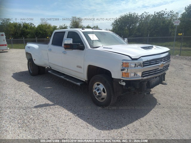 1GC4K1EY7HF123366 - 2017 CHEVROLET SILVERADO K3500 HIGH COUNTRY WHITE photo 1