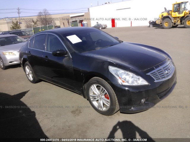 JN1CV6AR1DM768733 - 2013 INFINITI G37 BLACK photo 1