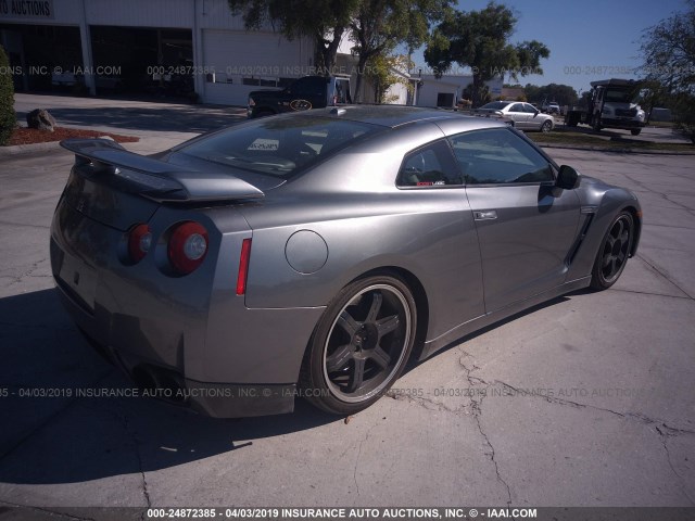 JN1AR54F49M251358 - 2009 NISSAN GT-R PREMIUM GRAY photo 4