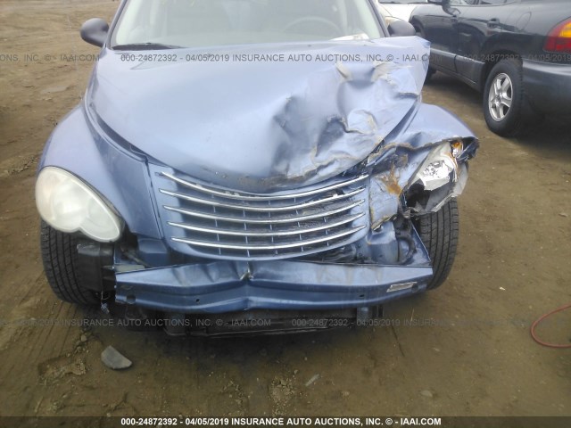 3A4FY58B96T348018 - 2006 CHRYSLER PT CRUISER TOURING BLUE photo 6