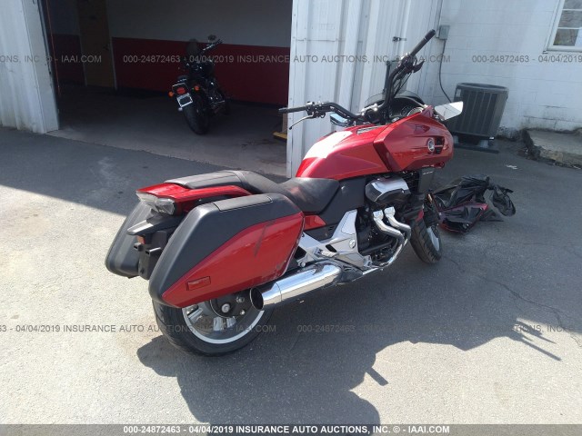 JH2SC7412EK000998 - 2014 HONDA CTX1300 RED photo 4