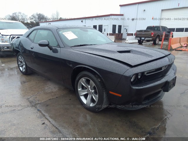 2C3CDZAG7JH245879 - 2018 DODGE CHALLENGER SXT GRAY photo 1