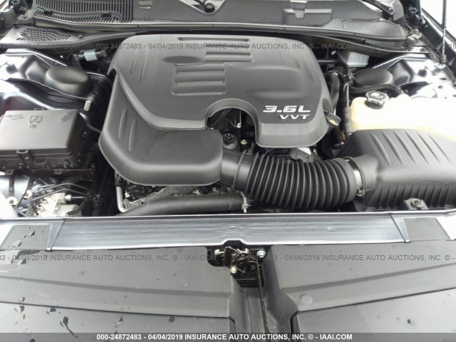 2C3CDZAG7JH245879 - 2018 DODGE CHALLENGER SXT GRAY photo 10