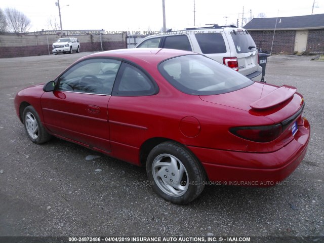 3FAFP11331R163480 - 2001 FORD ESCORT ZX2 RED photo 3