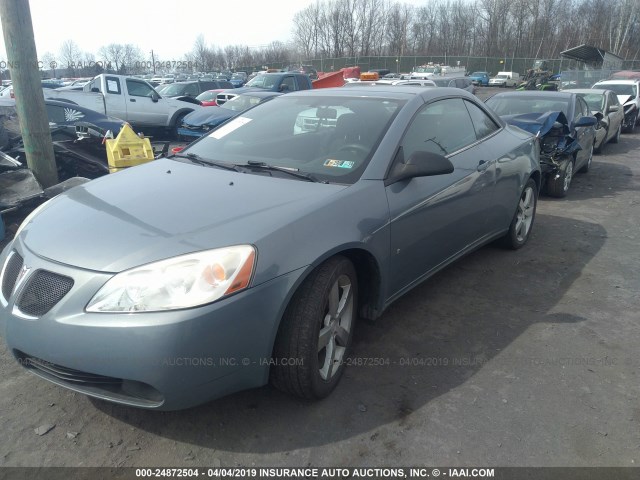 1G2ZH351274146068 - 2007 PONTIAC G6 GT Light Blue photo 2