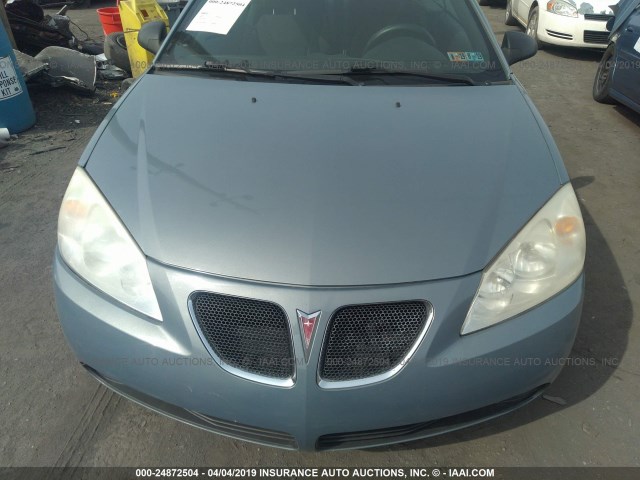 1G2ZH351274146068 - 2007 PONTIAC G6 GT Light Blue photo 6