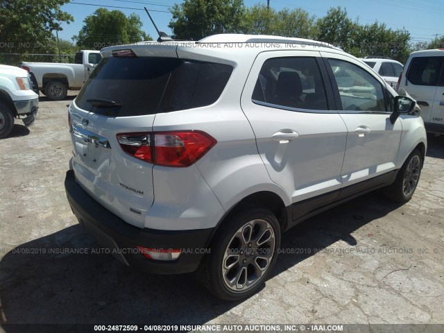 MAJ3S2KE2KC253341 - 2019 FORD ECOSPORT TITANIUM WHITE photo 4