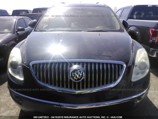 5GAER23728J246376 - 2008 BUICK ENCLAVE CXL BLACK photo 6