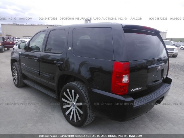 1GKFC13548R205735 - 2008 GMC YUKON HYBRID BLACK photo 3