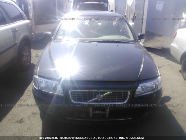 YV1TH592661444259 - 2006 VOLVO S80 2.5T BLACK photo 6