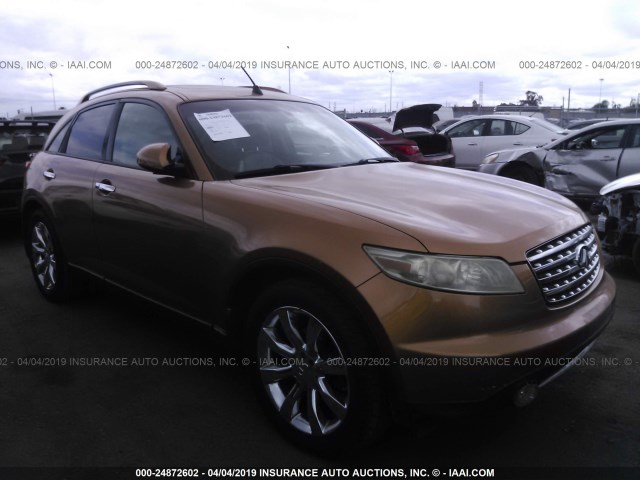 JNRAS08W54X202093 - 2004 INFINITI FX35 GOLD photo 1