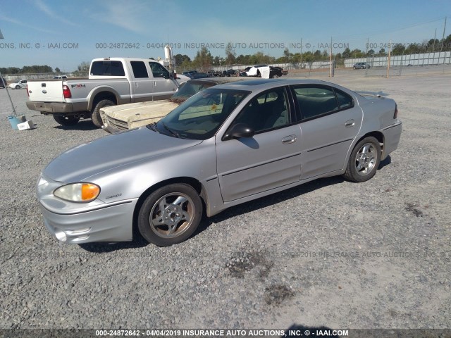 1G2NW52E73M668423 - 2003 PONTIAC GRAND AM GT SILVER photo 2